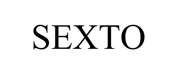 Trademark Logo SEXTO