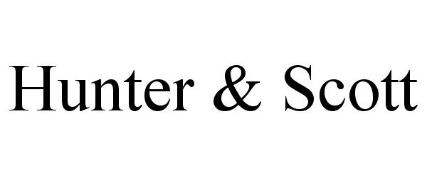 Trademark Logo HUNTER & SCOTT