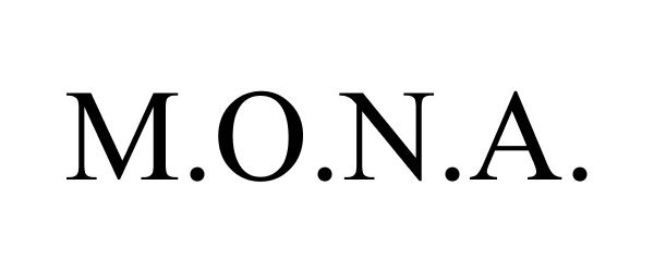 Trademark Logo M.O.N.A.