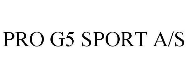  PRO G5 SPORT A/S