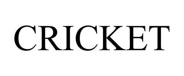 Trademark Logo CRICKET