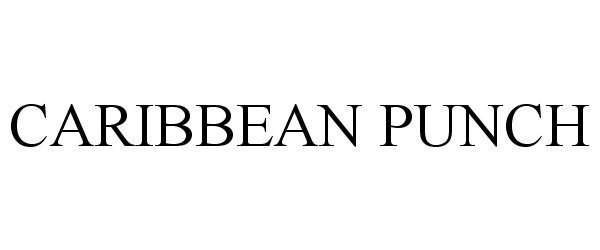 Trademark Logo CARIBBEAN PUNCH