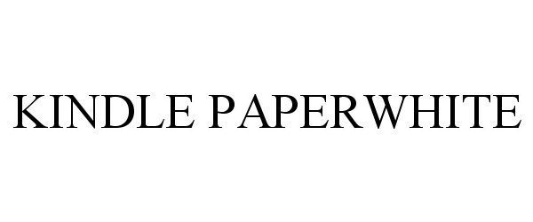 Trademark Logo KINDLE PAPERWHITE