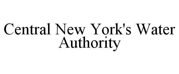 Trademark Logo CENTRAL NEW YORK'S WATER AUTHORITY