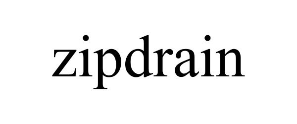 Trademark Logo ZIPDRAIN