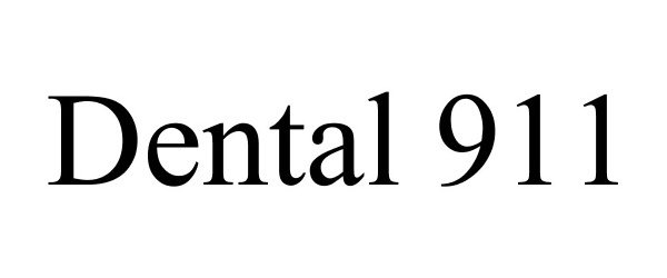 Trademark Logo DENTAL 911