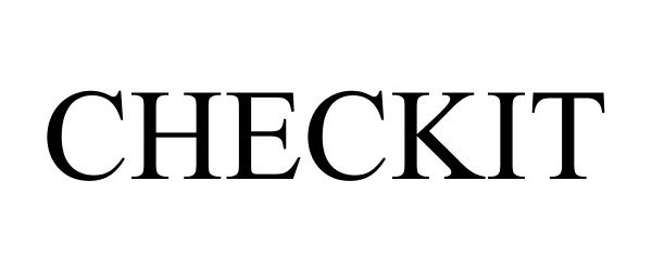Trademark Logo CHECKIT