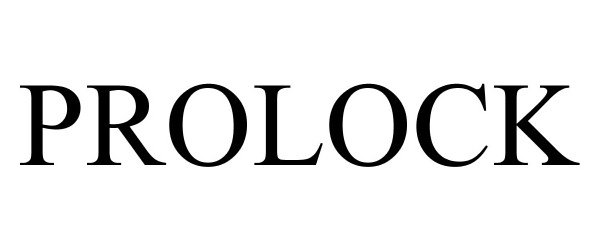 Trademark Logo PROLOCK