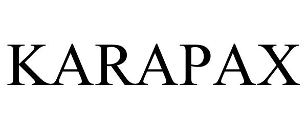 Trademark Logo KARAPAX