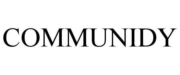 Trademark Logo COMMUNIDY