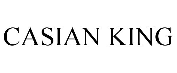 Trademark Logo CASIAN KING