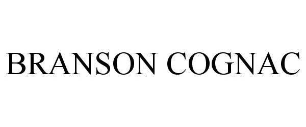 Trademark Logo BRANSON COGNAC