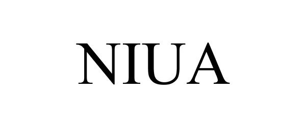 Trademark Logo NIUA