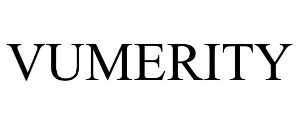 Trademark Logo VUMERITY