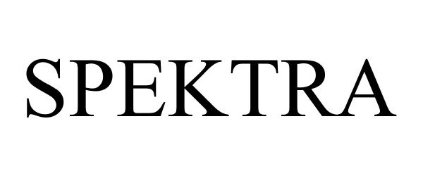 Trademark Logo SPEKTRA