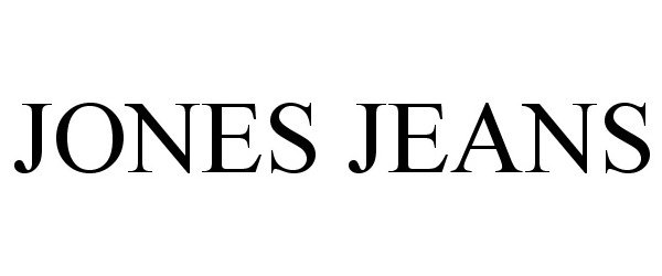 Trademark Logo JONES JEANS