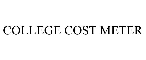  COLLEGE COST METER