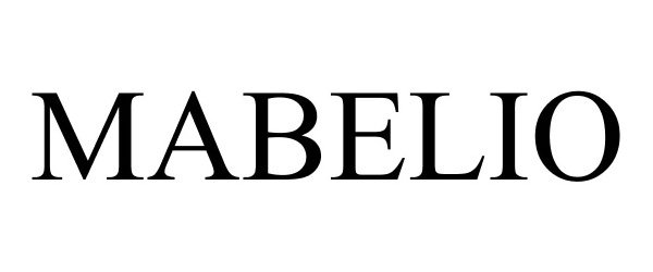 Trademark Logo MABELIO