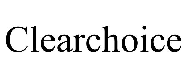 Trademark Logo CLEARCHOICE