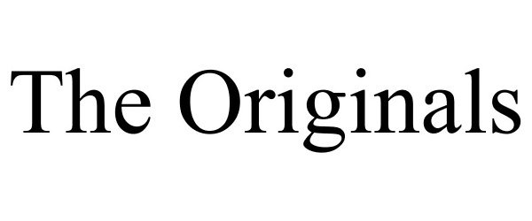 Trademark Logo THE ORIGINALS
