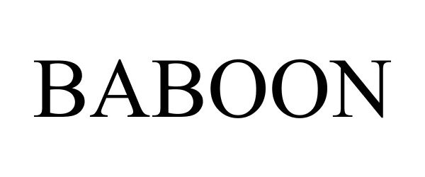 Trademark Logo BABOON