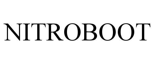 Trademark Logo NITROBOOT
