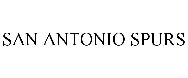 Trademark Logo SAN ANTONIO SPURS