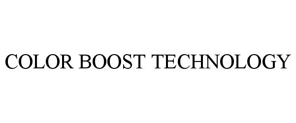 Trademark Logo COLOR BOOST TECHNOLOGY
