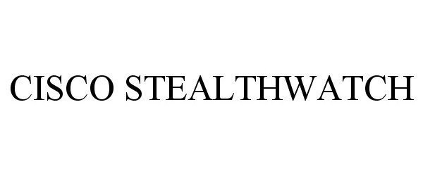 Trademark Logo CISCO STEALTHWATCH