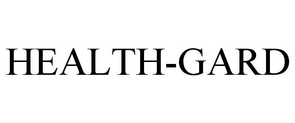 Trademark Logo HEALTH-GARD