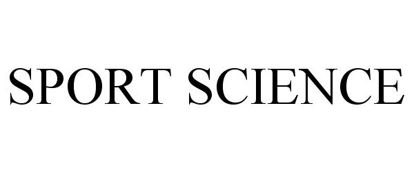 Trademark Logo SPORT SCIENCE
