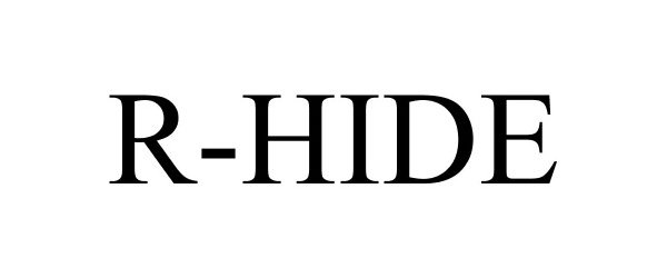 Trademark Logo R-HIDE