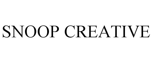 Trademark Logo SNOOP CREATIVE