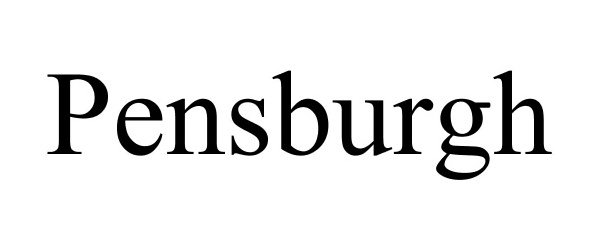 Trademark Logo PENSBURGH