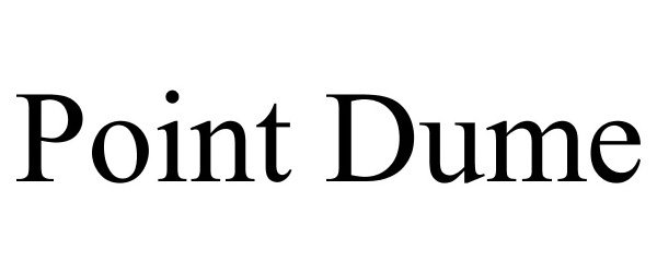 Trademark Logo POINT DUME