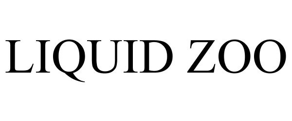 Trademark Logo LIQUID ZOO
