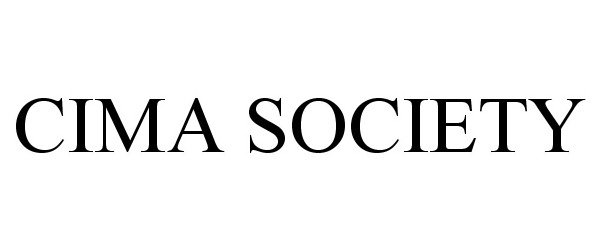  CIMA SOCIETY