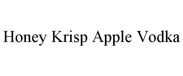  HONEY KRISP APPLE VODKA