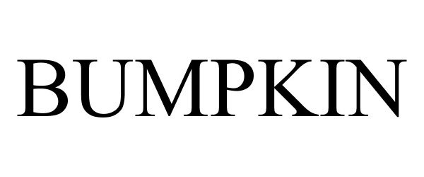 Trademark Logo BUMPKIN