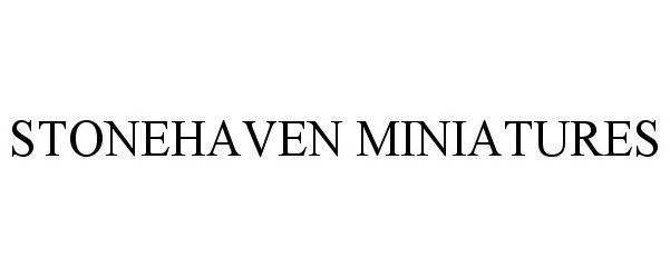 Trademark Logo STONEHAVEN MINIATURES