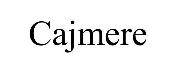 Trademark Logo CAJMERE