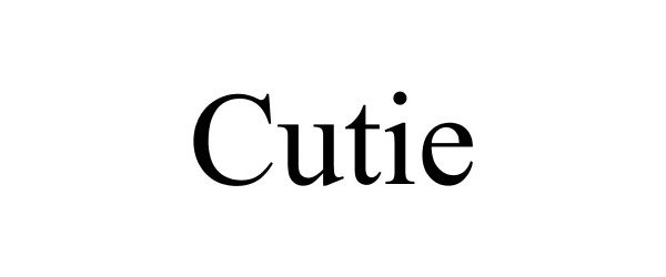 Trademark Logo CUTIE