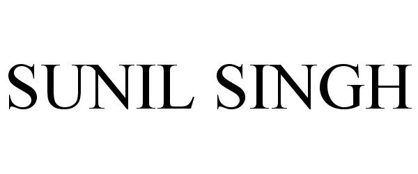 Trademark Logo SUNIL SINGH