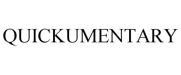 Trademark Logo QUICKUMENTARY