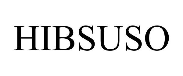 Trademark Logo HIBSUSO