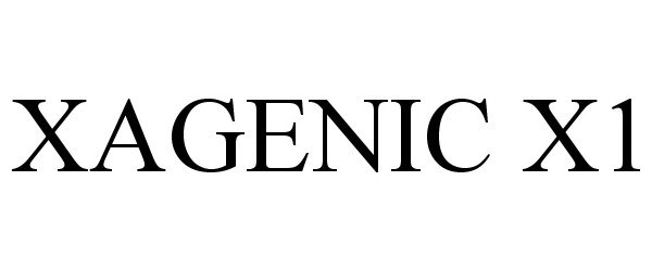 Trademark Logo XAGENIC X1