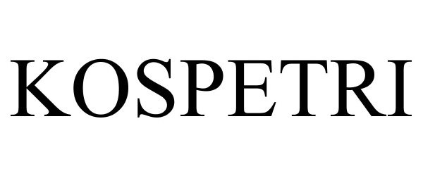 Trademark Logo KOSPETRI