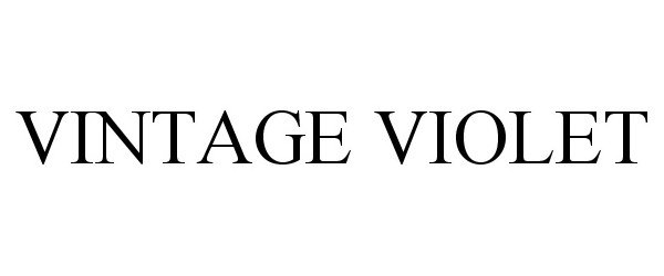 Trademark Logo VINTAGE VIOLET