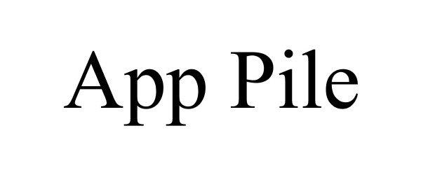 Trademark Logo APP PILE