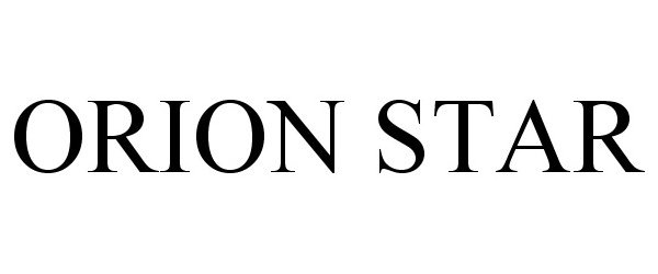 Trademark Logo ORION STAR